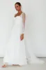 Fairytale Dream Sheer Sleeve Maxi Dress White sold by Selfie Leslie