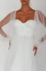 Fairytale Dream Sheer Sleeve Maxi Dress White sold by Selfie Leslie