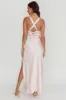 Sitara Tied Back Maxi Dress Blush sold by Selfie Leslie