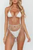 Venus Rising Diamante Bodychain Skirt Silver sold by Selfie Leslie