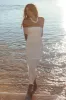 Matches One Shoulder Bodycon Maxi Dress White sold by Selfie Leslie