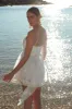 Athens Floral Bow Mini Dress White sold by Selfie Leslie