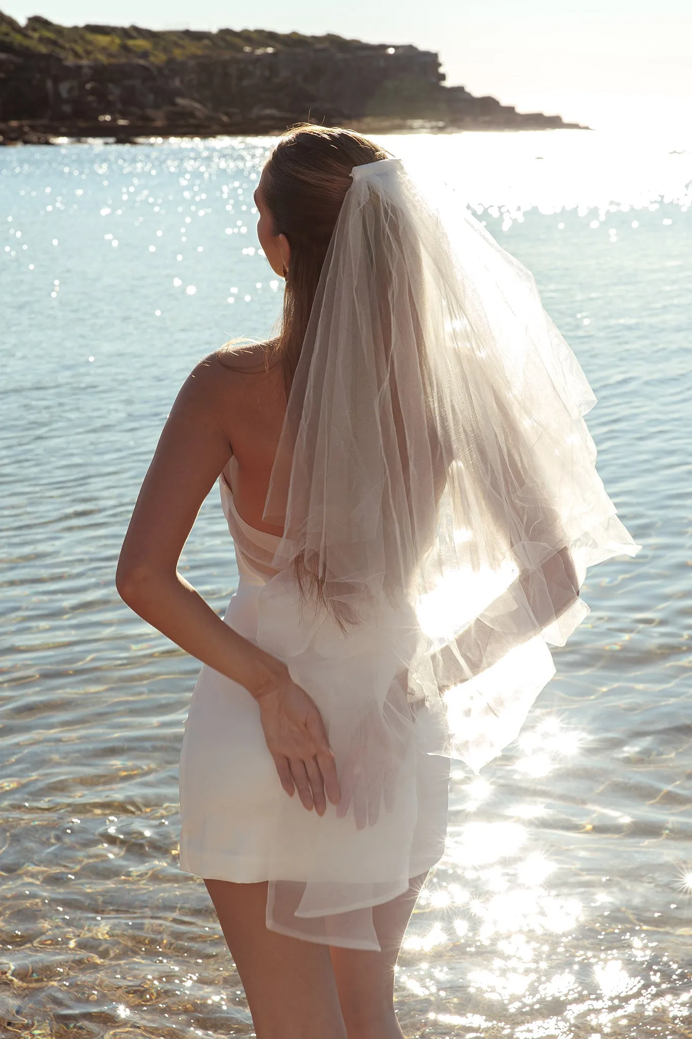 Always And Forever Back Bow Mini Dress White sold by Selfie Leslie product image thumbnail 2