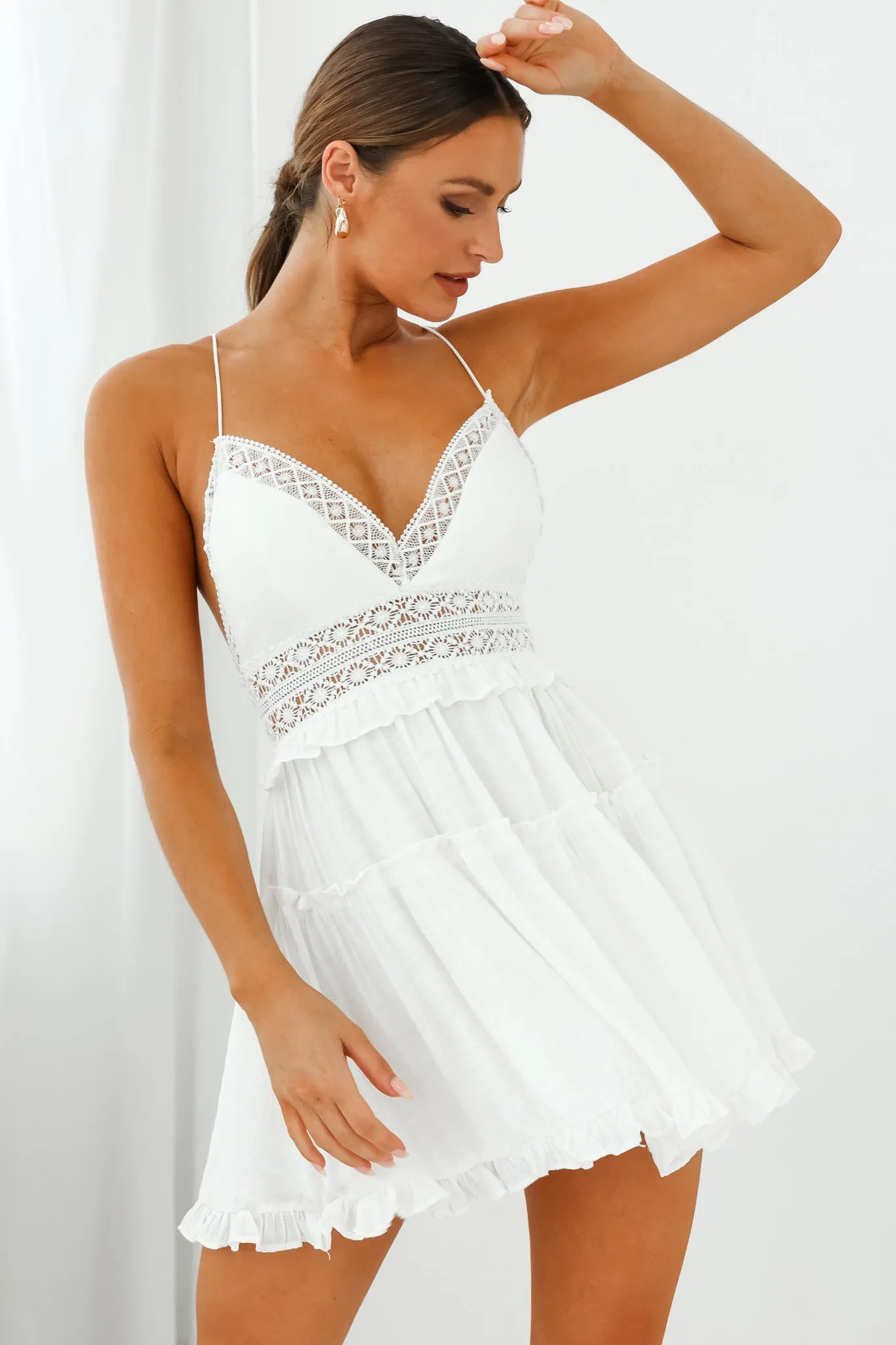 Desert Rose Crochet Tie-Up Back Sun Dress White sold by Selfie Leslie product image thumbnail 5