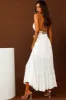 Desert Rose Crochet Tie-Up Back Maxi Dress White sold by Selfie Leslie
