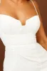 Devoted Structured Detail Bust Cami Strap Dress White sold by Selfie Leslie