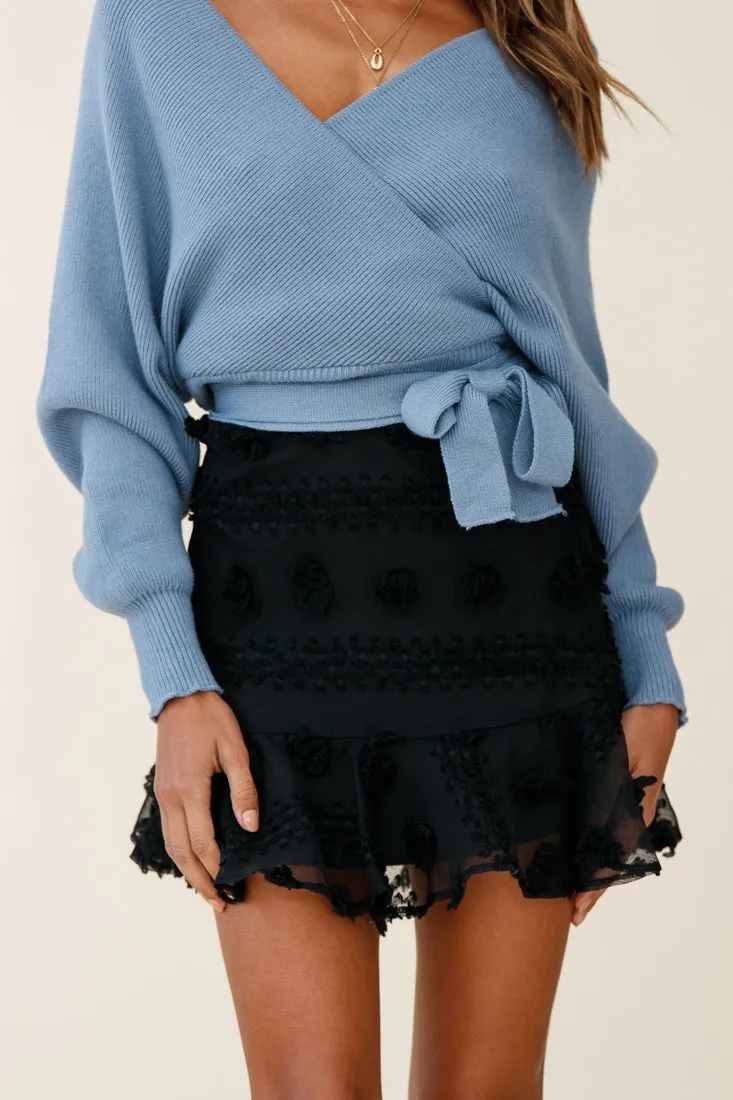 Amara Long Sleeve Knit Top Midnight Blue sold by Selfie Leslie product image thumbnail 4