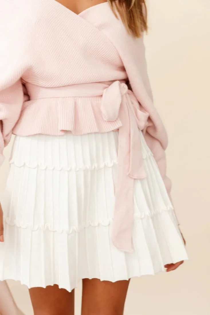 Amara Long Sleeve Knit Top Blush sold by Selfie Leslie product image thumbnail 5