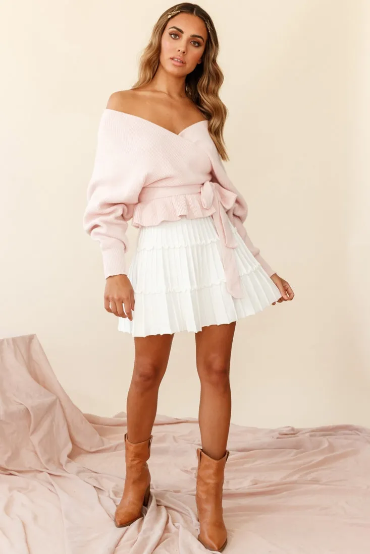 Amara Long Sleeve Knit Top Blush sold by Selfie Leslie