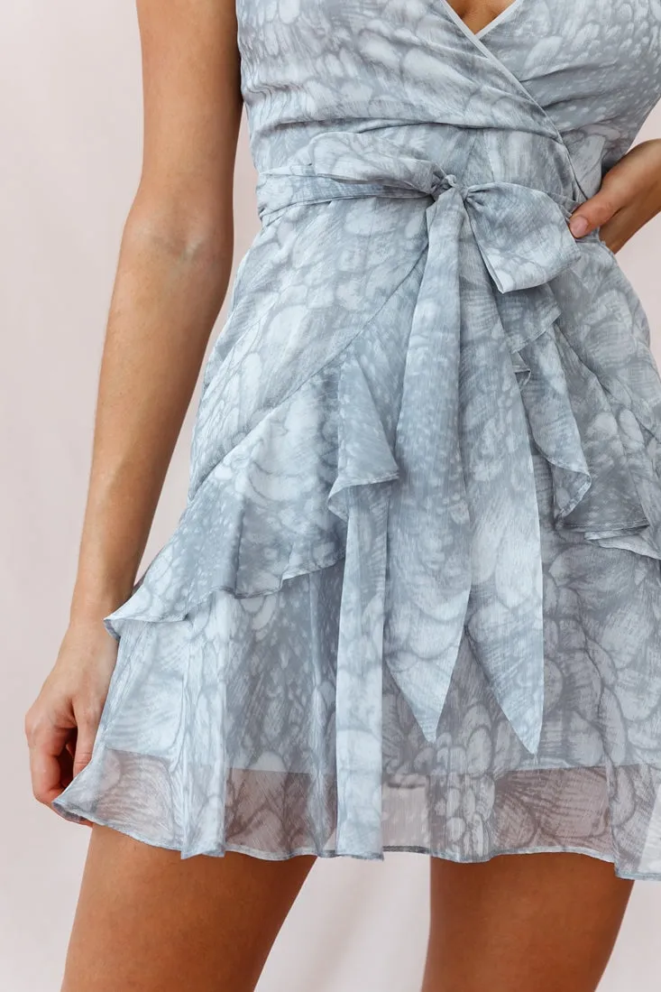 Kerry Layered Ruffle Cami Strap Dress Grey sold by Selfie Leslie product image thumbnail 4