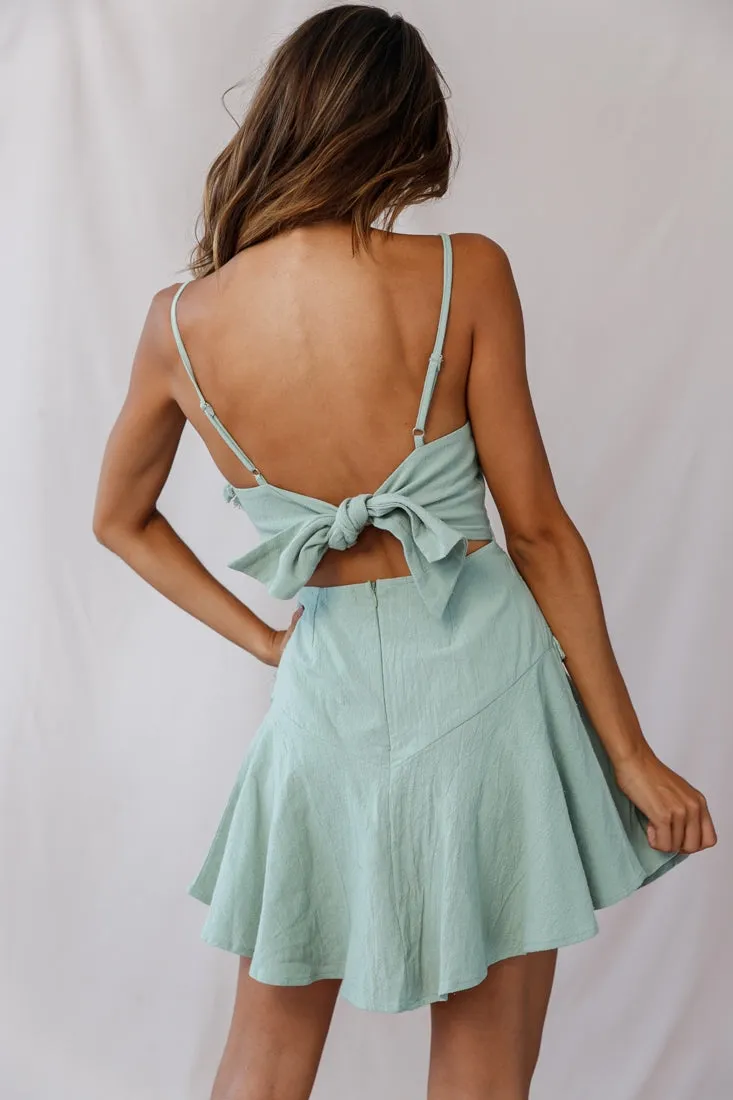 Janey Applique A-Line Dress Pistachio sold by Selfie Leslie product image thumbnail 2