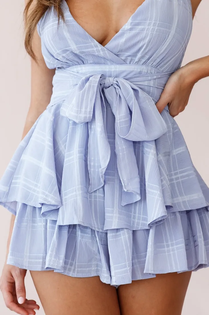 Maddox Fit & Flare Summer Romper Purple Lavender sold by Selfie Leslie product image thumbnail 4