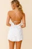Candid Moment Strappy Cowl Back Sequin Mini Dress White sold by Selfie Leslie