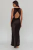 Noreen Cut-Out Back Maxi Dress Black sold by Selfie Leslie
