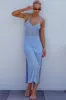 Majorca Sun Crochet Knit Maxi Dress Sky Blue sold by Selfie Leslie
