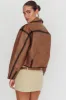 December Front Pocket Jacket Brown sold by Selfie Leslie