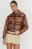 December Front Pocket Jacket Brown sold by Selfie Leslie