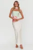 Damsel Reverse Halter Maxi Dress Flower Green sold by Selfie Leslie