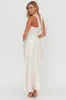 Damsel Reverse Halter Maxi Dress Flower Green sold by Selfie Leslie