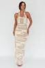 Desert Daze Halterneck Knit Dress Beige sold by Selfie Leslie