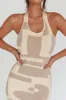 Desert Daze Halterneck Knit Dress Beige sold by Selfie Leslie