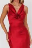 Isabella Satin Backless Maxi Dress Wine sold by Selfie Leslie