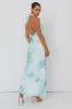 Jacquelynne Halter Cowl Back Maxi Dress Mint sold by Selfie Leslie
