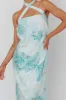 Jacquelynne Halter Cowl Back Maxi Dress Mint sold by Selfie Leslie