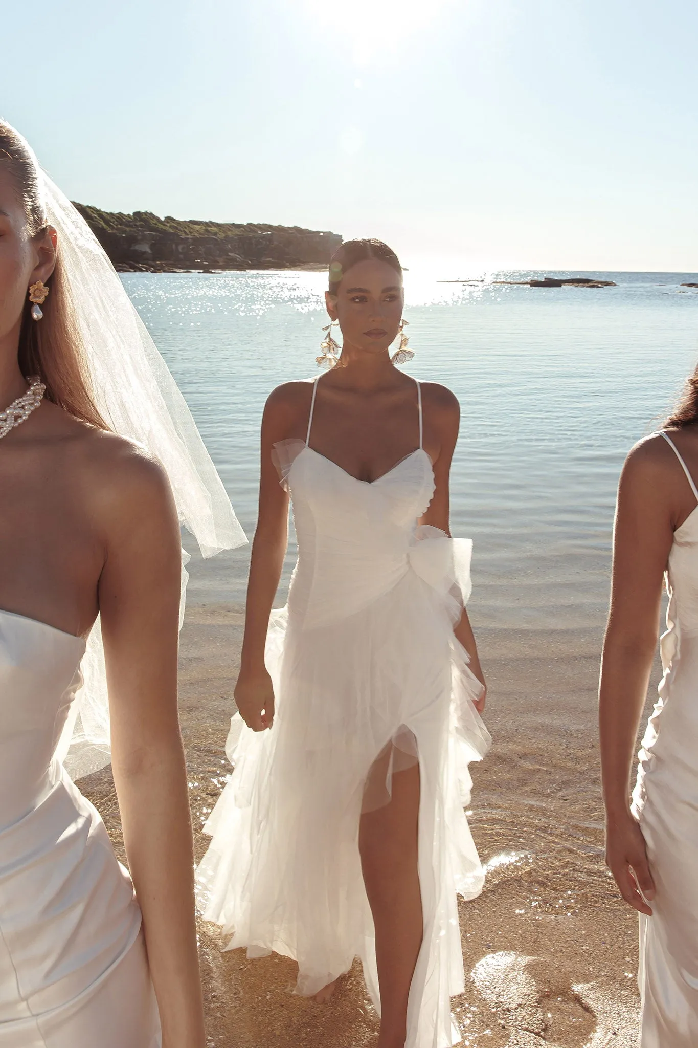 Sun To Me Tulle Maxi Dress Off White sold by Selfie Leslie