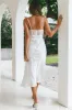 Trophy Lace Bodice Midi Dress Ivory sold by Selfie Leslie