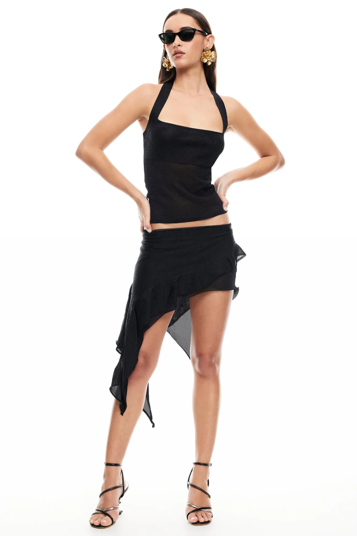 LIONESS Palisades Mini Skirt Onyx sold by Selfie Leslie product image thumbnail 3
