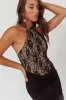 Lovelight Lace Bodice Halter Maxi Dress Black sold by Selfie Leslie
