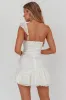 Minka One-Shoulder Ruffle Mini Dress Off White sold by Selfie Leslie
