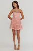 Athens Floral Bow Mini Dress Pink sold by Selfie Leslie
