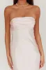 Moon Song Strapless Laced Back Dress Blush sold by Selfie Leslie