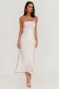 Moon Song Strapless Laced Back Dress Blush sold by Selfie Leslie