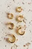 Kya Chunky Half-Hoop Set Gold Plated sold by Selfie Leslie