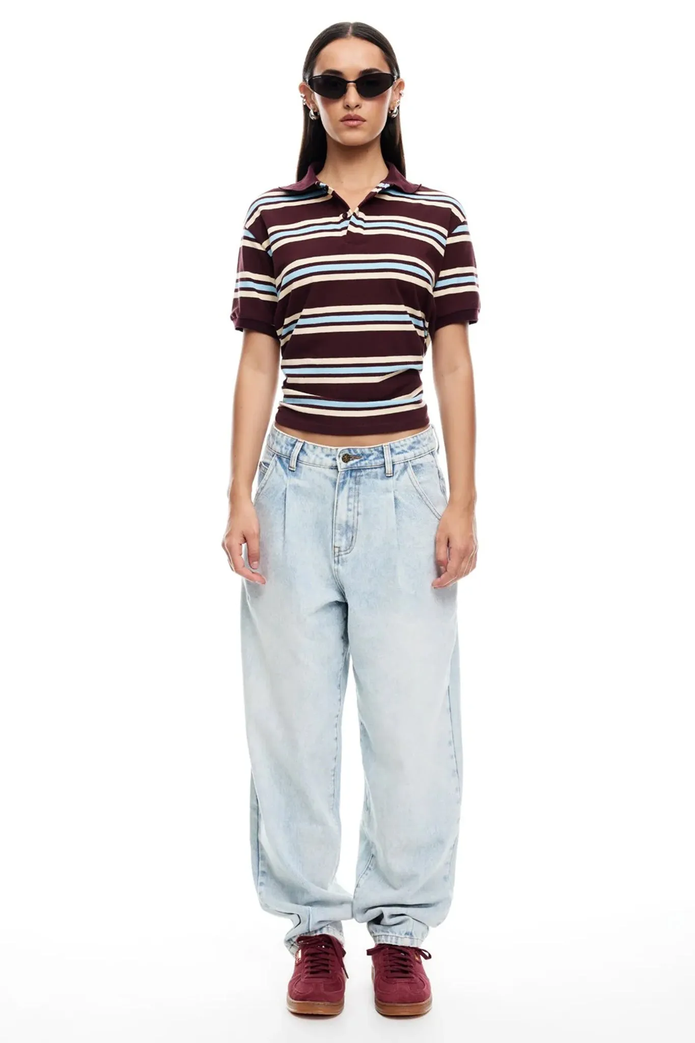 LIONESS Leisure Polo Chocolate Multi sold by Selfie Leslie product image thumbnail 5