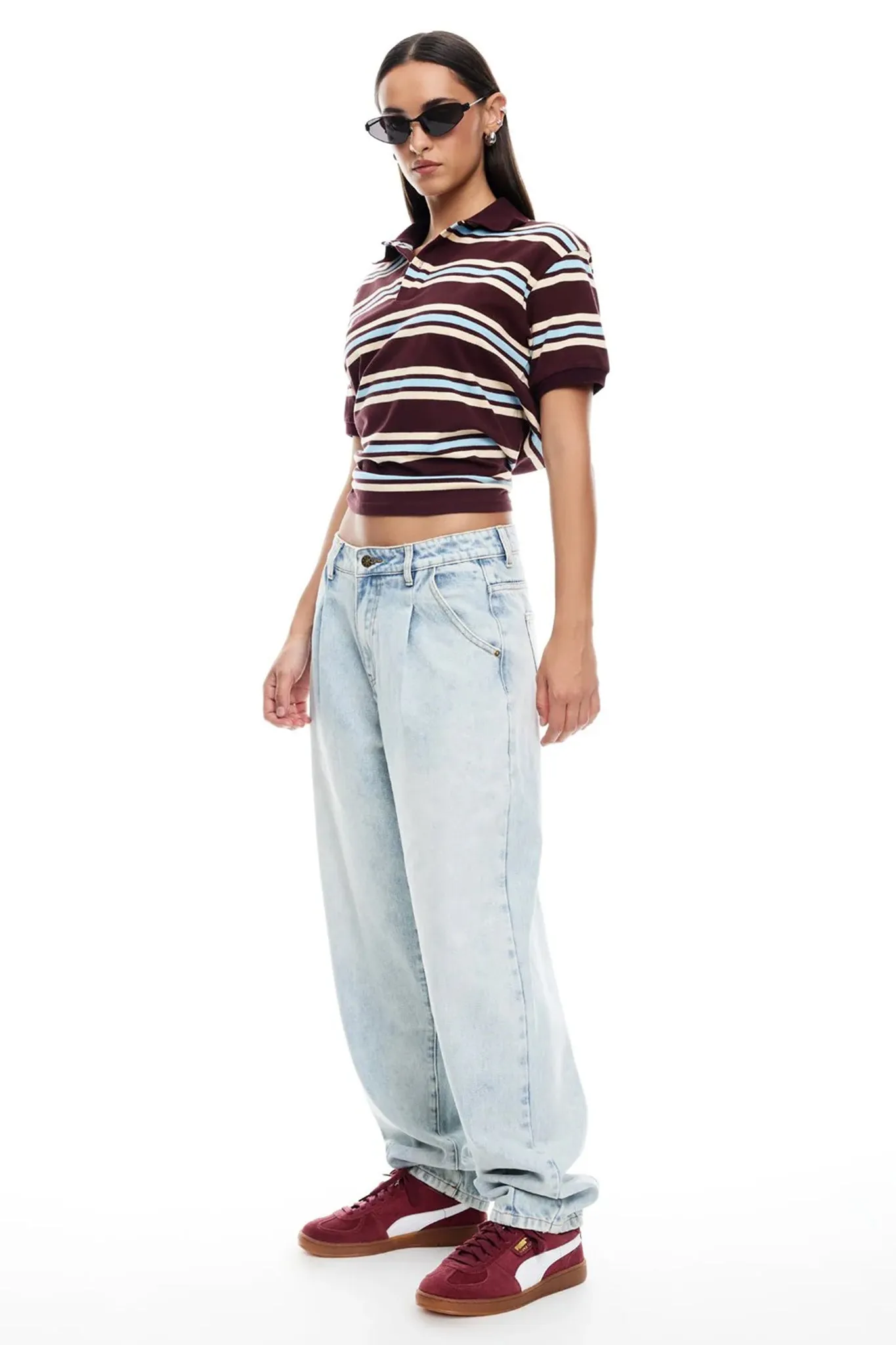 LIONESS Leisure Polo Chocolate Multi sold by Selfie Leslie product image thumbnail 3