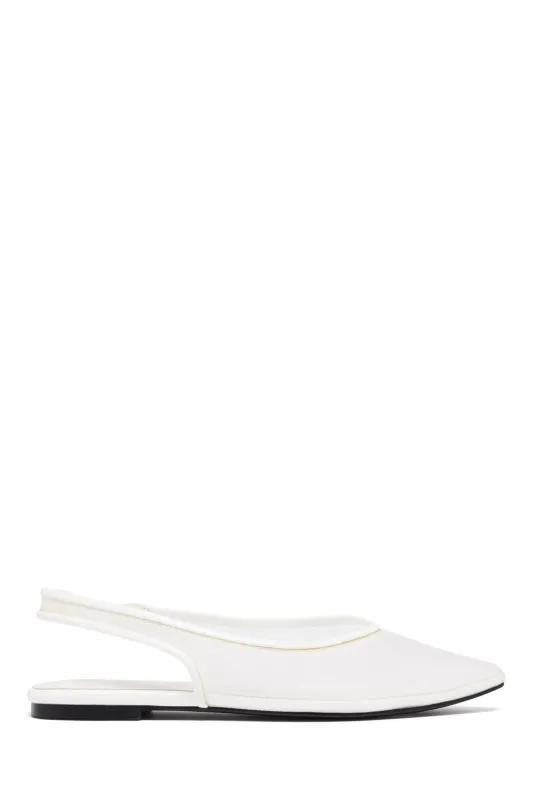 THERAPY Lazer White Patent Ballet Flat sold by Selfie Leslie