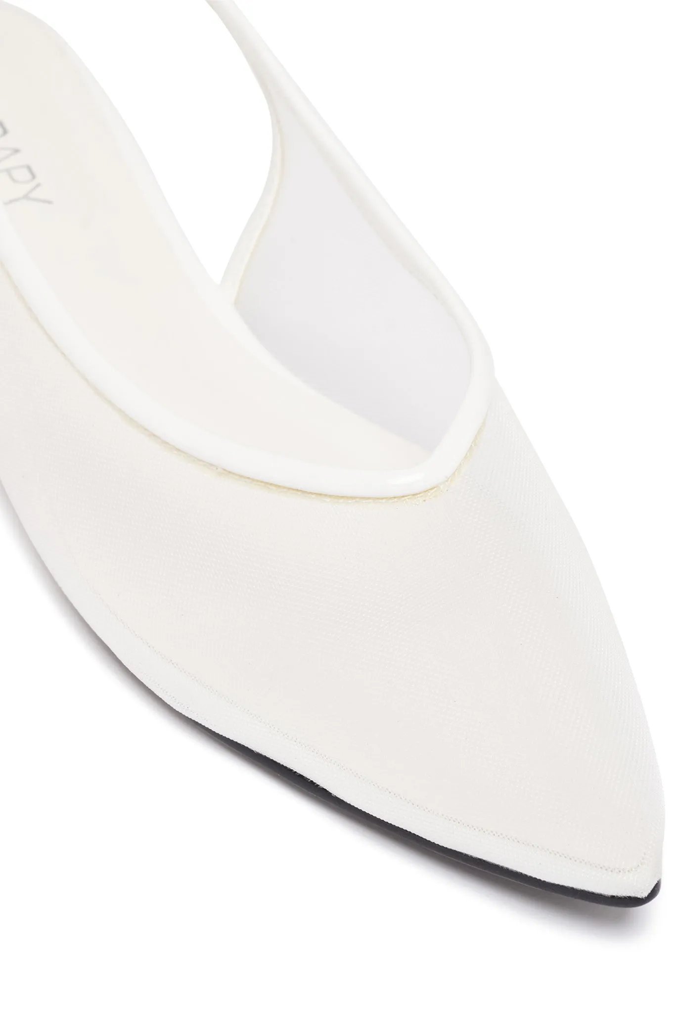THERAPY Lazer White Patent Ballet Flat sold by Selfie Leslie product image thumbnail 4