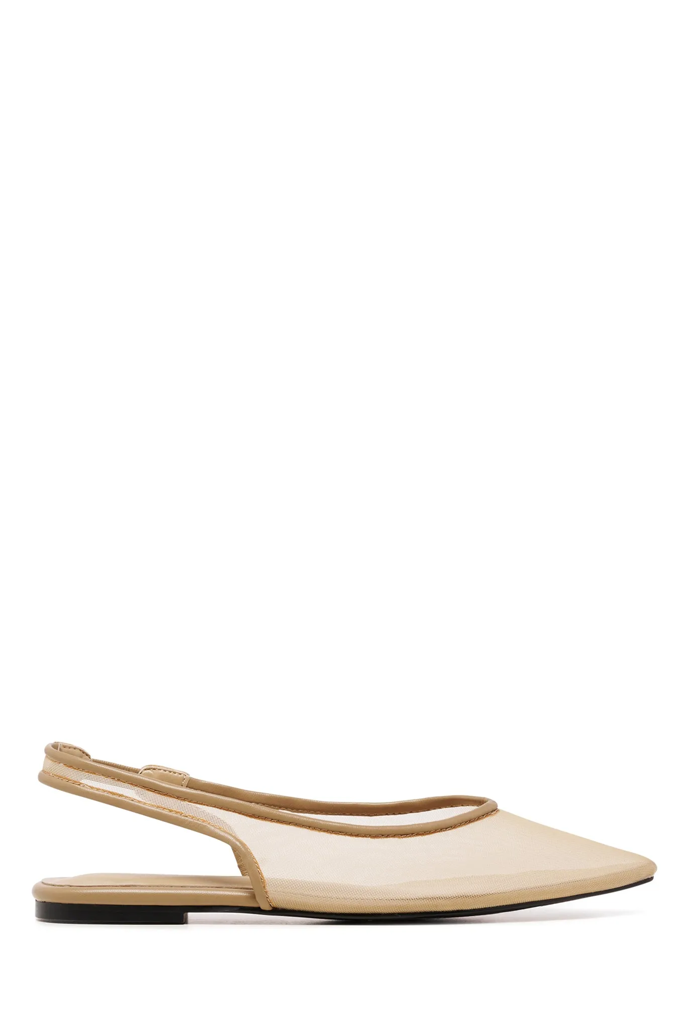 THERAPY Lazer Nude Patent Ballet Flat sold by Selfie Leslie
