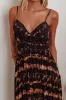 Sarai Tied Back Maxi Dress Java Brown sold by Selfie Leslie