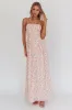 Daisy Day Basque Waist Maxi Dress Floral Blue sold by Selfie Leslie