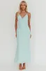 Lexxi Crossover Gathered Waist Maxi Dress Tiffany Blue sold by Selfie Leslie