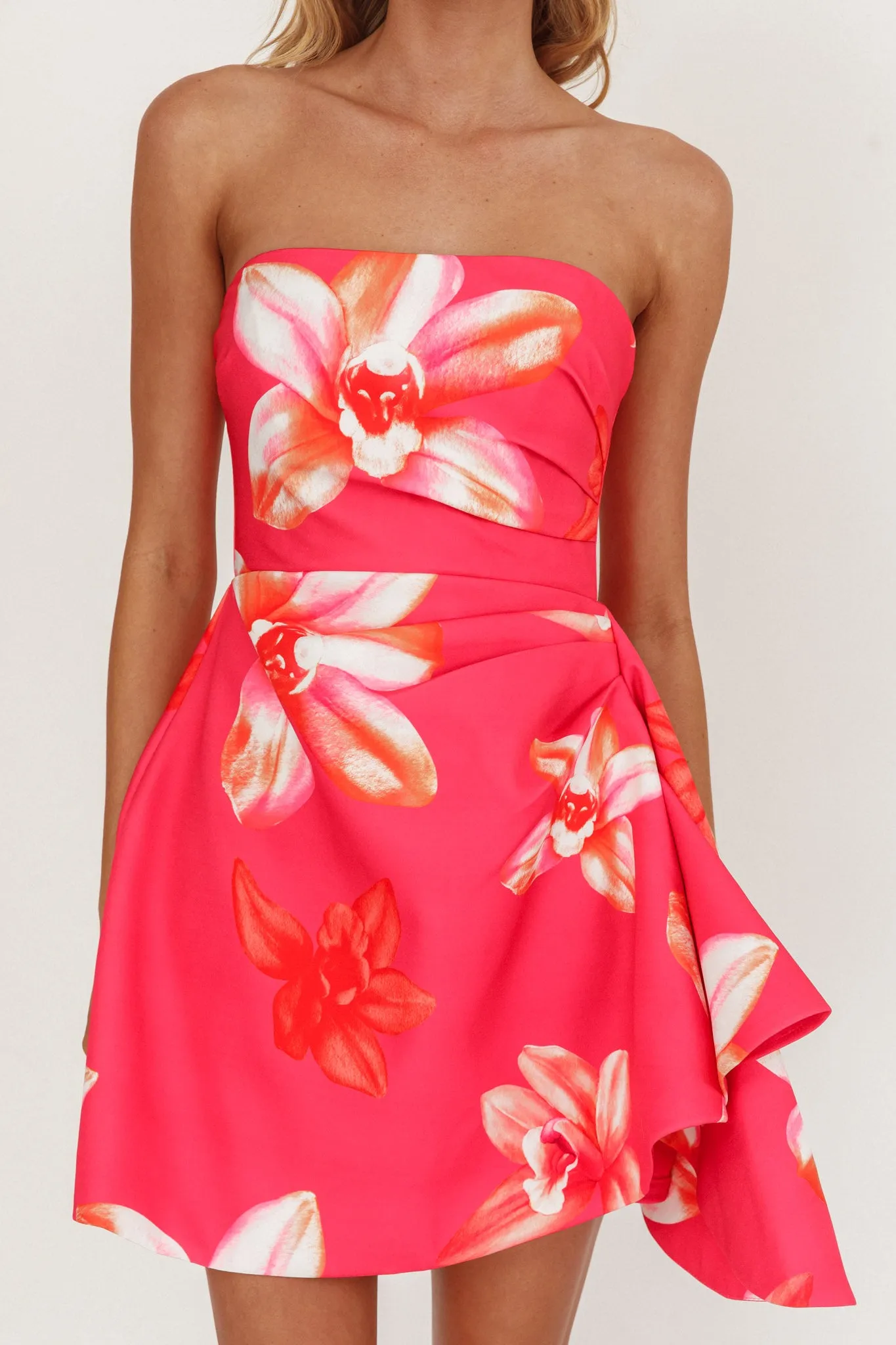 Minnesota Strapless Mini Dress Orchid Pink sold by Selfie Leslie product image thumbnail 3