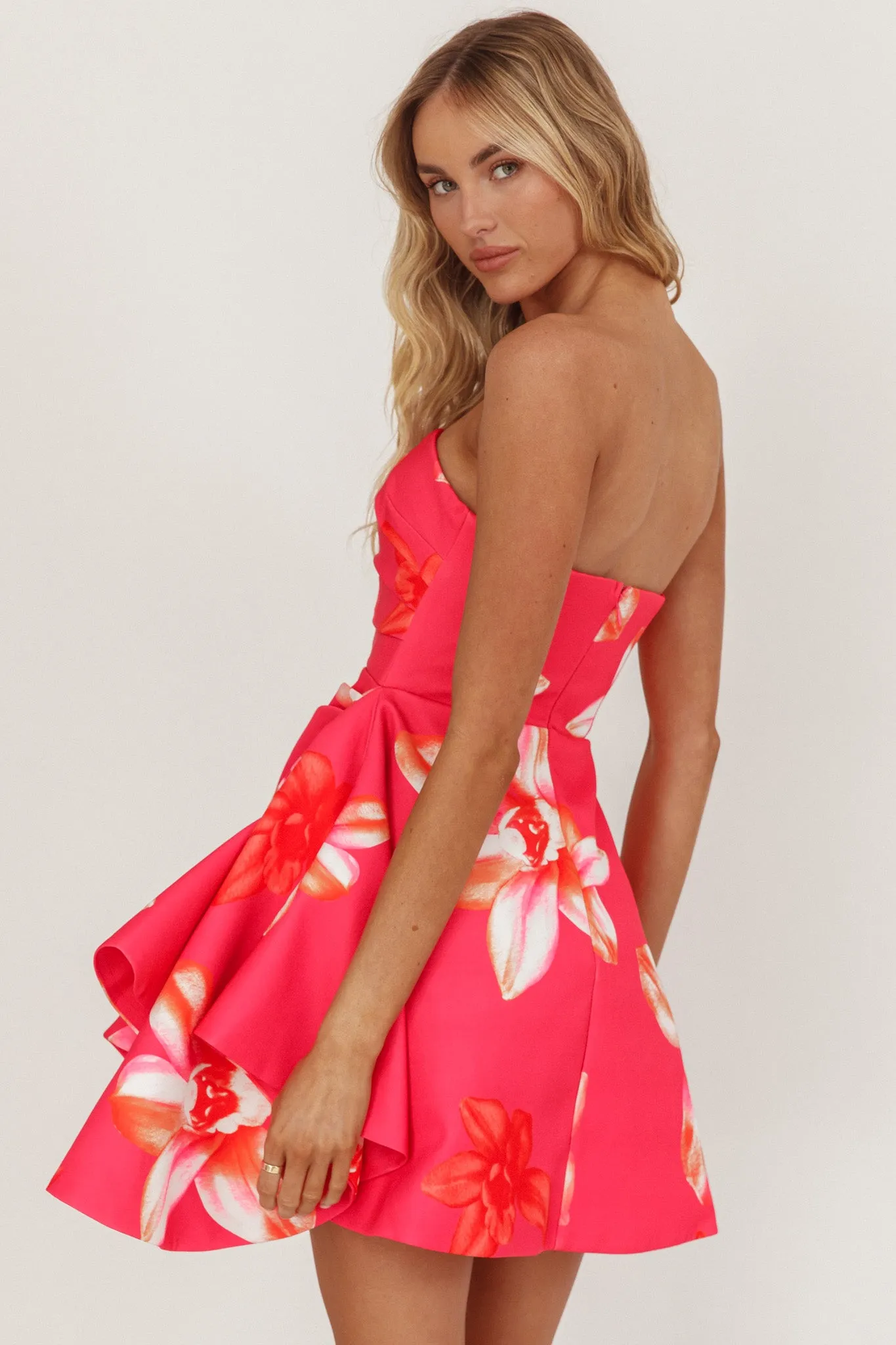 Minnesota Strapless Mini Dress Orchid Pink sold by Selfie Leslie product image thumbnail 2