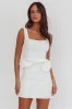 Goldy Rose Waist Decoration Mini Dress White sold by Selfie Leslie