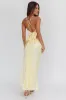 Arizona Sunset Criss-Cross Bow Back Dress Yellow sold by Selfie Leslie