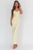 Arizona Sunset Criss-Cross Bow Back Dress Yellow sold by Selfie Leslie